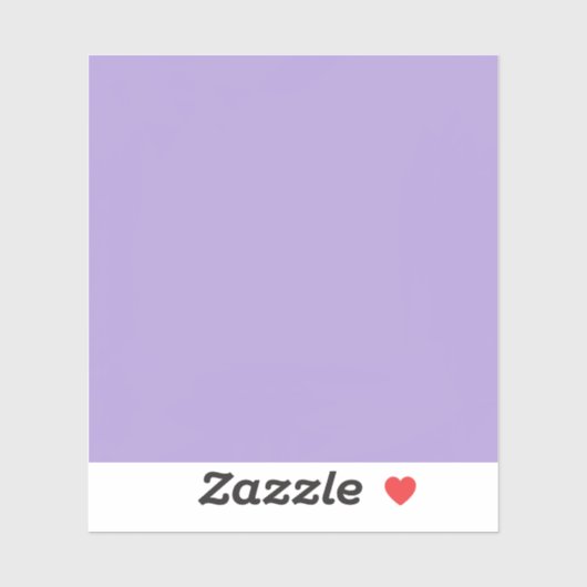 Sticker Couleur claire pastel violet (Feuille)