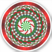 Sticker couleur de contour de Noël (Devant)