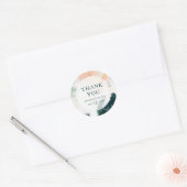 Sticker couleur Merci Abstrait mariage Favor (Enveloppe)