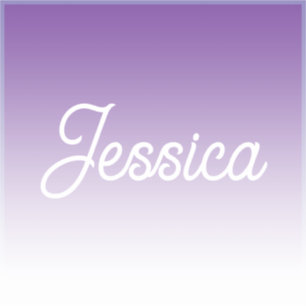 Sticker Couleur ombrée violette (modifiable) et votre text