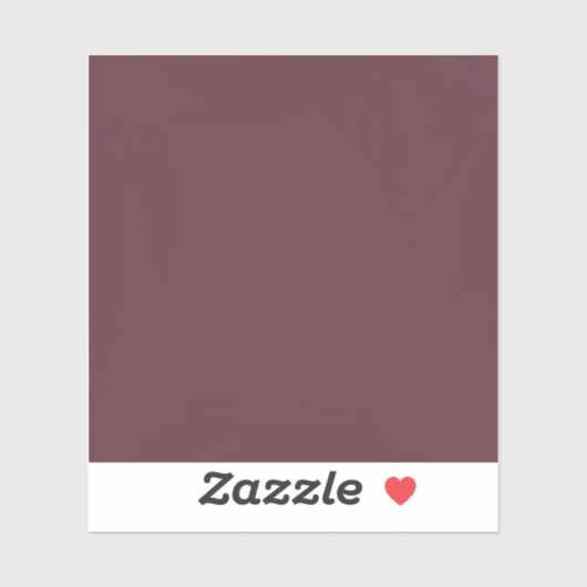 Sticker Couleur solide bordeaux (Feuille)