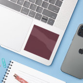Sticker Couleur solide bordeaux (Ordinateur portable avec iPhone)
