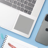 Sticker Couleur solide gris lune (Ordinateur portable avec iPhone)