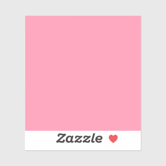 Sticker Couleur solide rose Baker-Miller (Feuille)
