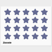 Sticker Country Blue Star (Feuille)