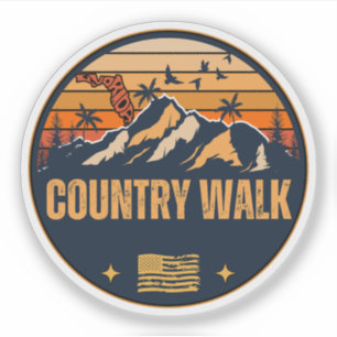 Sticker Country Walk, Floride 