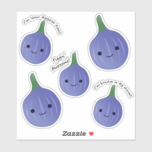Sticker Coupable et drôle jeu d'autocollants Kawaii Figs