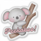 Sticker Coupe Cute Koala (Devant)