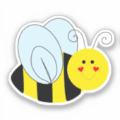 Sticker Coupe de contour d'abeille (Recto)