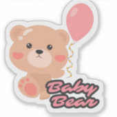 Sticker coupe-dés à l'ours mignon (Devant)