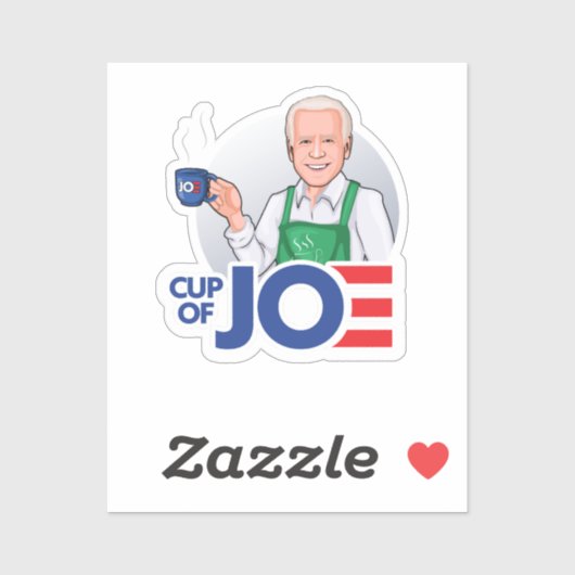 Sticker Coupe Joe Biden (Feuille)