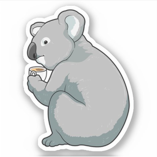 Sticker Coupe Koala (Devant)