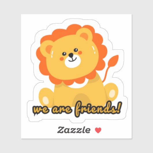 Sticker Coupe Lion Die (Feuille)