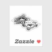 Sticker coupe logo TNT (Feuille)