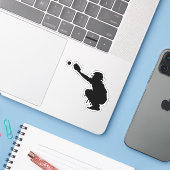 Sticker Coupe personnalisée de capture de base-ball (Ordinateur portable avec iPhone)