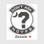 Sticker Coupe personnalisée "NOYFB" (Feuille)