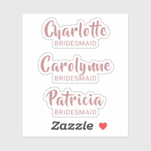 Sticker Coupe Personnalisée Rose Dusty