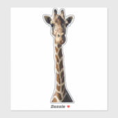 Sticker Coupe-up Sweet Giraffe (Feuille)