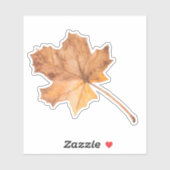 Sticker coupe vinyle Maple Leaf de automne (Feuille)
