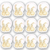 Sticker Couple Bunny de Pâques (Devant)