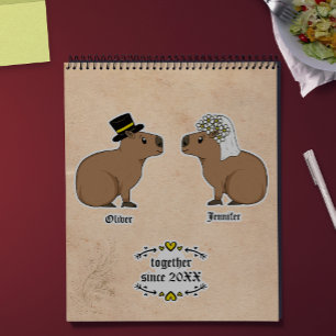 Sticker couple Capybara
