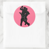Sticker Couple Dancers Tango - Couleurs Personnali (Sac)