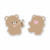 Sticker Couple de l'ours (Devant)