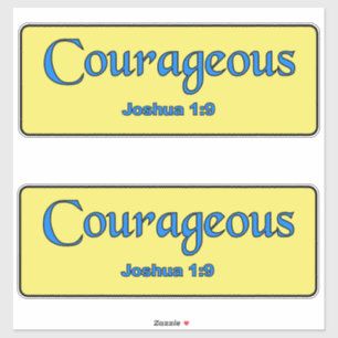 Sticker Courageux