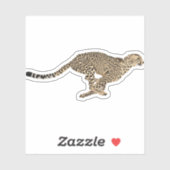 Sticker Courir Cheetah (Feuille)