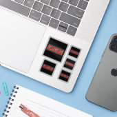 Sticker Courir pour un bon moment - esprit coureur (Ordinateur portable avec iPhone)