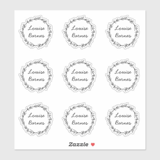 Sticker couronne (Feuille)