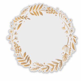 Sticker Couronne Brown rustique