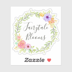 Sticker Couronne de fleurs Roses de Conte de Fées Capricie