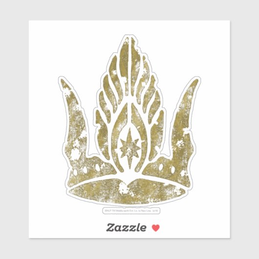 Sticker Couronne de Gondor (Feuille)