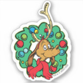 Sticker Couronne de Noël de Grinch | Max (Devant)