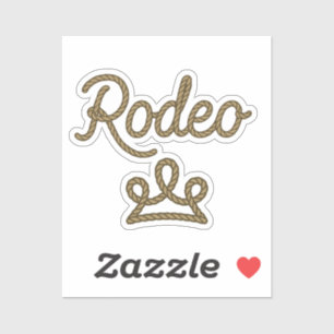 Sticker Couronne de Princesse de Rodéo Country Western 