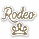 Sticker Couronne de Tiara Princesse de Rodéo Country Weste (Recto)