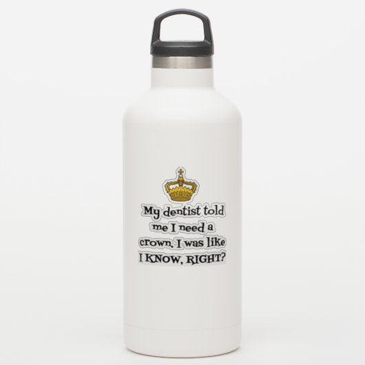 STICKER COURONNE DENTISTE (Gourde)