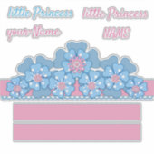 Sticker Couronne pour petite princesse (Devant)