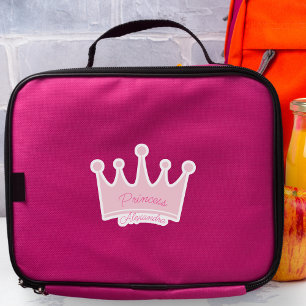 Sticker Couronne rose Nom personnalisé Contour-Cut