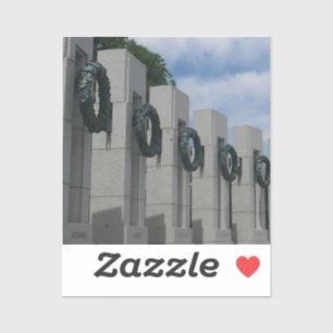 Sticker Couronnes de la Memorial de la Seconde Guerre mond