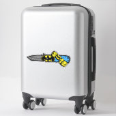 Sticker Couteau utilitaire Emerson Knives CQC-7 Bat (Sur valise)