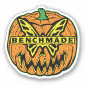 Sticker Couteaux à la Benchmade Halloween Citrouille Tacti (Devant)