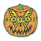 Sticker Couteaux à la Benchmade Halloween Citrouille Tacti (Devant)