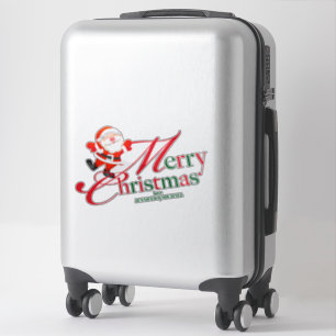 Sticker Coutume de vacances Joyeux Noël