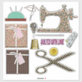 Sticker couture couture couture couture couture (Feuille)