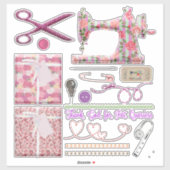 Sticker couture couture couture couture couture (Feuille)