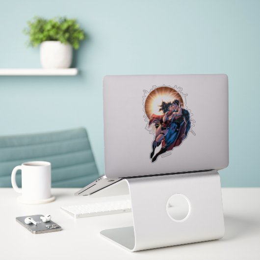 Sticker Couverture comique de la Ligue de Justice #12 Vari (Ordinateur portable sur le bureau)