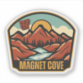 Sticker Cove Magnet, Arkansas  (Devant)