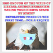 STICKER COVID REVOLT (Feuille)